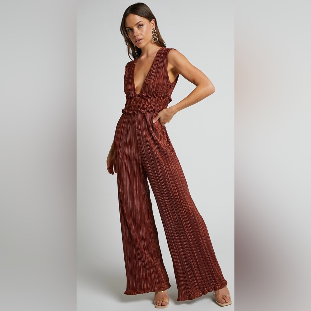 Showpo Armida Plisse Jumpsuit